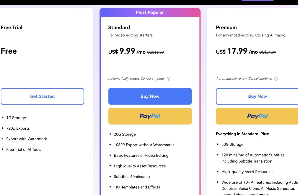 Media.io screenshot 2