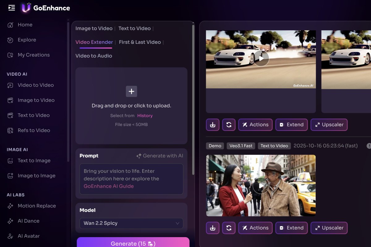 GoEnhance AI screenshot 4