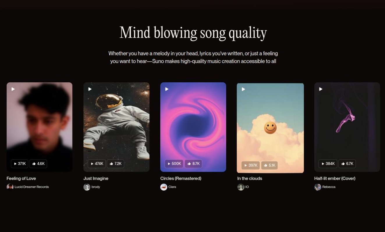 Suno AI screenshot 3